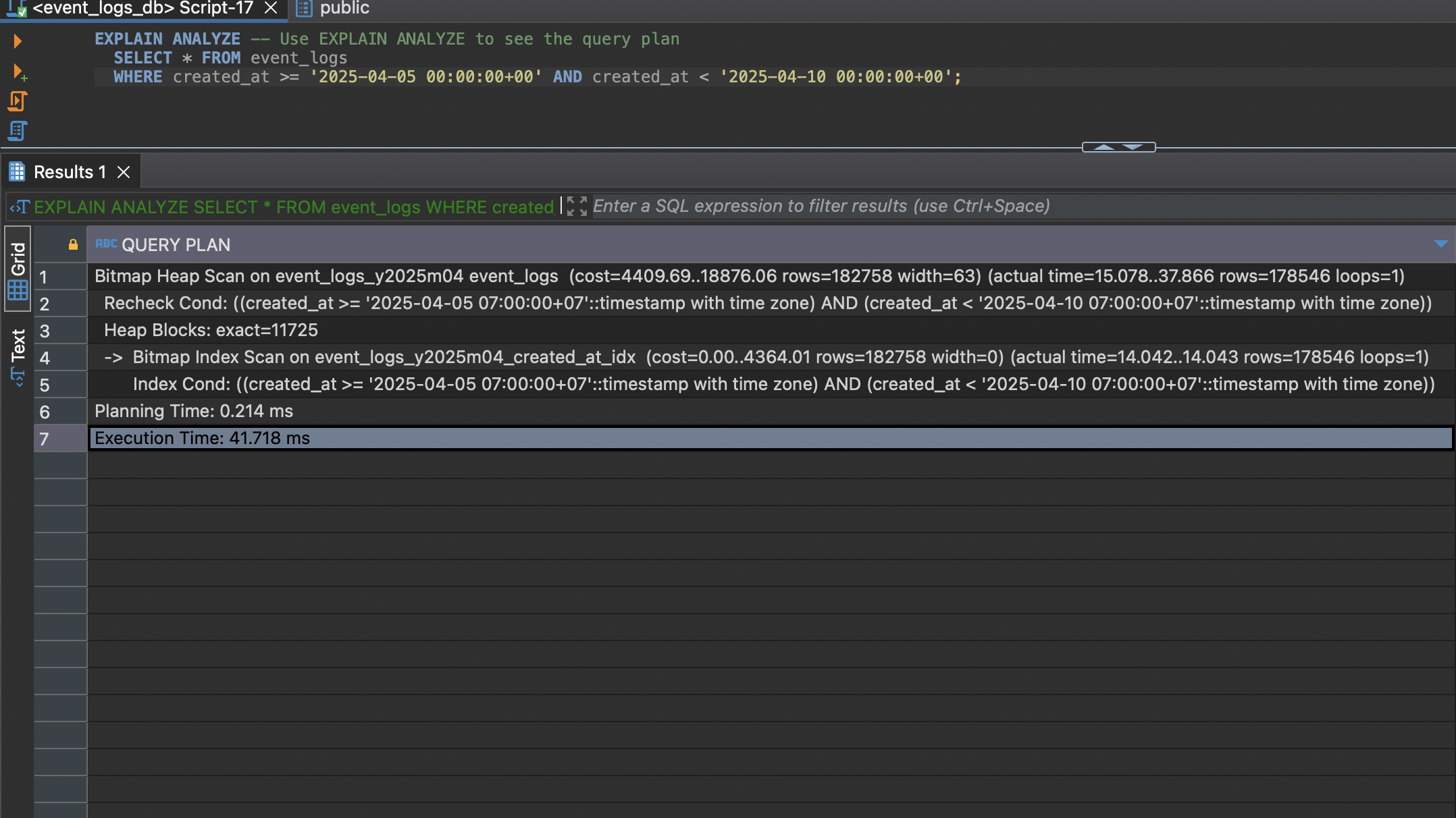 Query Explanation